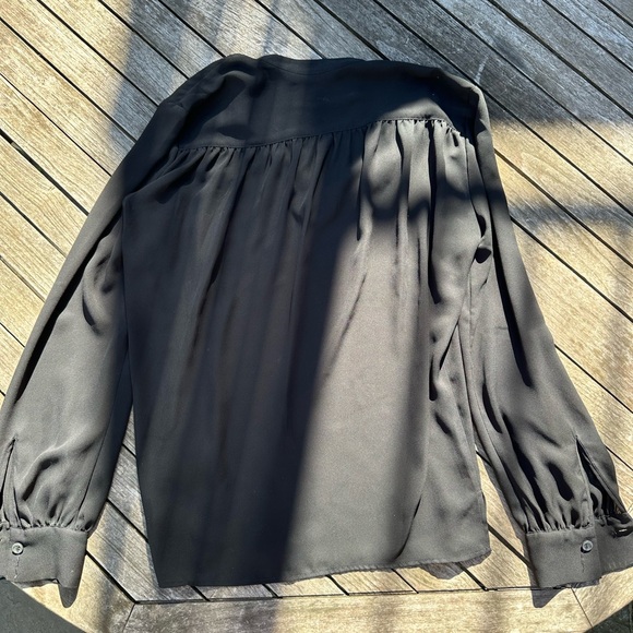 Filippa K V-neck chiffon pull on blouse - Picture 4 of 7